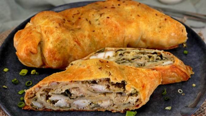 Богатая начинка – вкусная новинка! ШТРУДЕЛЬ С РЫБОЙ И ШПИНАТОМ