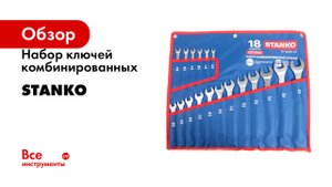 Набор ключей комбинированных STANKO
