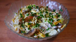 ТикТок Обзавидуется! Салат с Курицей, Грибами и… Блинчиками?! 🤯 Готовьте Сразу Двойную Порцию!
