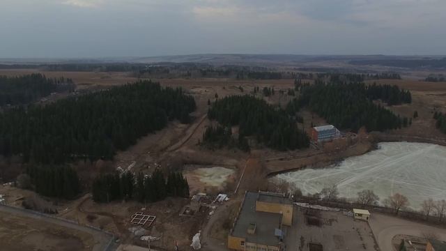 Посёлок Майский (Краснокамский р-н) с высоты птичьего полёта