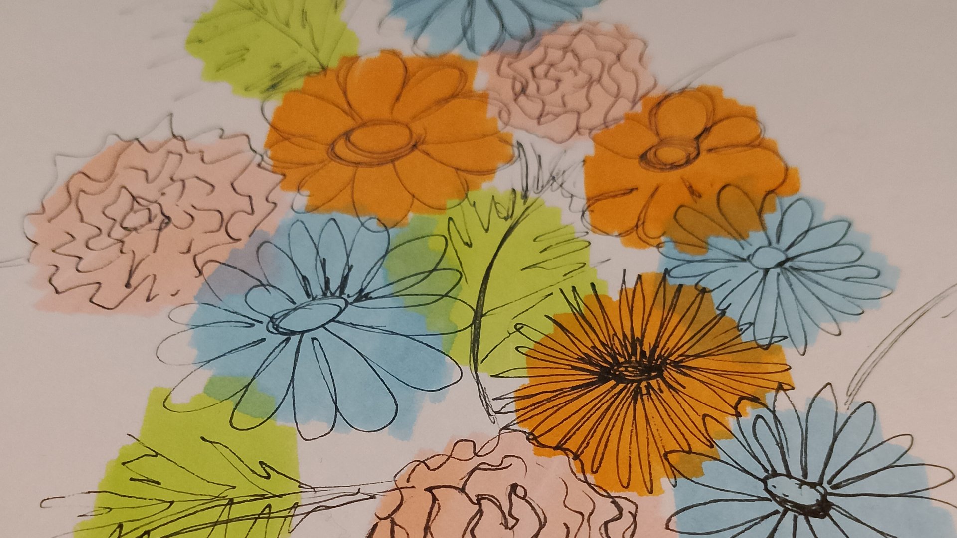 Рисуем волшебный букет смотреть онлайн