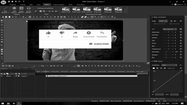 تعلَّم كيفية إزالة أصعب كروما في المونتاج || VSDC Free Video Editor смотреть онлайн