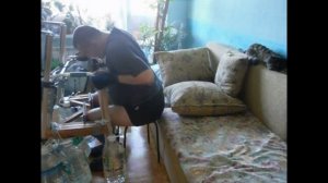 ФИЛЬМ 493травма--перелом шеи занятие с ходунками качаем спину ТРАВМА ПОЗВОНОЧНИКА г ВЛАДИВОСТОК