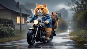 The lovely cat and its friends.#cat #catcookingfood #cute #funny#dog