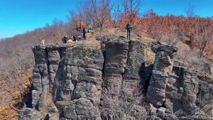 Члены федерации ездового спорта Благовещенска поднялись на Михайловские столбы вместе с питомцами