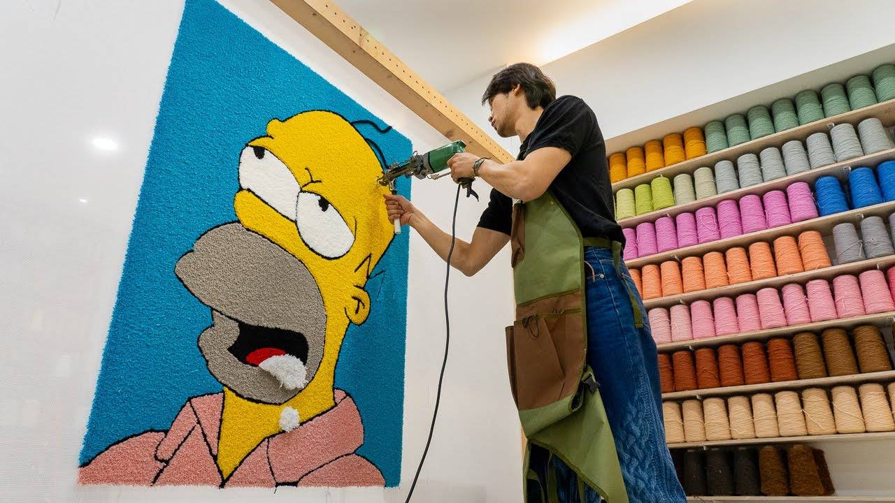 48 часов! Процесс изготовления ковра за 1000 долларов смотреть онлайн