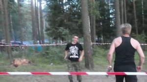 Казачий бой на палках.