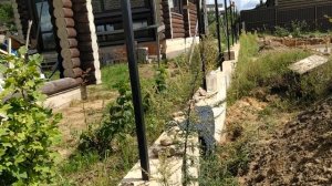 Треснула подпорная стенка забора на ленточном фундаменте. Продолжение. Причины?