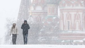 "Роскосмос" опубликовал снимок циклона, принесшего в Москву апрельский снег