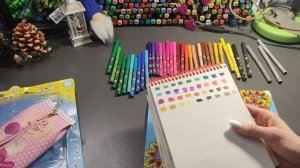 Хобби-VLOG:#26/не могла молчать/новые фломастеры из Фикс Прайс/моё мнение #фикспрайс #фломастеры