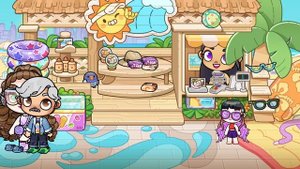 Прохождение игры #AvatarWorld.Новая локализация- пляж. 🍹🍹🍹