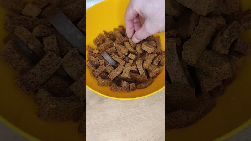 Сухарики кириешки #shorts #recipe #рецепт