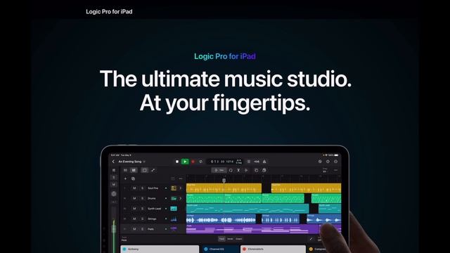 i think i do not need Final Cut Pro and Logic Pro for iPad, so i made this video using iPad only смотреть онлайн