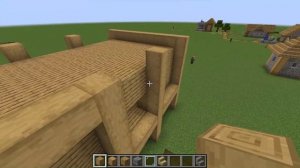 Красивый двух-этажный Дом из Дуба в Майнкрафт