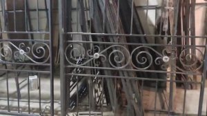Готовим к отправке кованые ворота по индивидуальным размерам