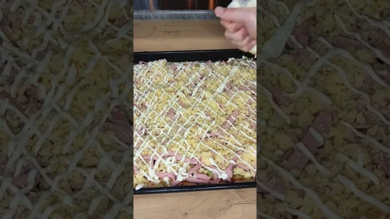 Эту ПИЦЦУ сможет приготовить каждый #shorts #recipe #рецепт