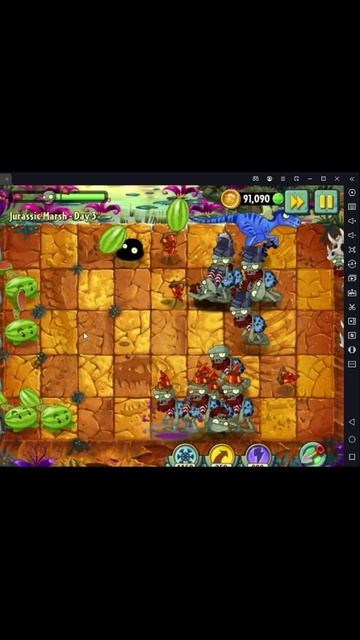 Растение против Зомби 2/PvZ2 Adventure Jurassic Marsh Day 3/Юрское Болото День 3 #pvz смотреть онлайн