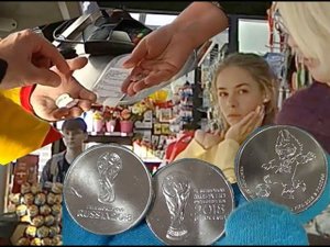 Тратим 25 рублей Футбол 2018 в магазине - реакция продавцов и споры покупателей за новинку))