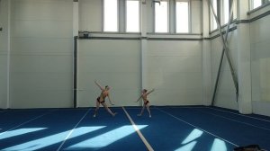 ЖП 2 спортивный, Ноак Оливия - Косых Елизавета, МАУДО ДТДиМ, Балансовое упражнение