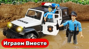 Играем в машинки 🚗 Город игрушек ! Играем в полицию ! Играем в грузовики ! Видео для детей