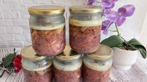 Домашняя вкусная тушенка без химикатов и  вредных добавок/ Самый простой способ приготовления тушен