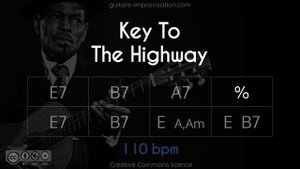 Бэкинг трек in E (Blues 110bpm)