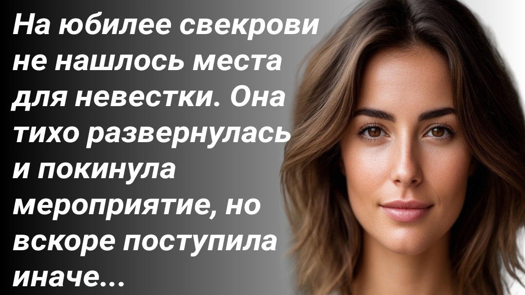 "Свекровь ненавидела невестку и опозорила её, не оставив для неё места на юбилее"/Истории из жизни