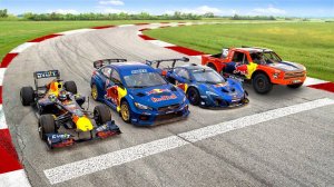 Гонка Болида F1 vs Тачки Для Ралли vs Тачки Для Дрифта vs Тачки Для Трека (Ред Булл | Red Bull)