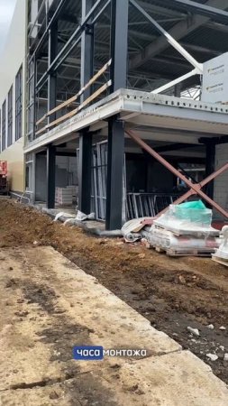 В полном объеме продолжается стройка на объекте ФОК «Родина» в городе Богданович