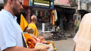 Харинама в Варанаси, 9.10.2024