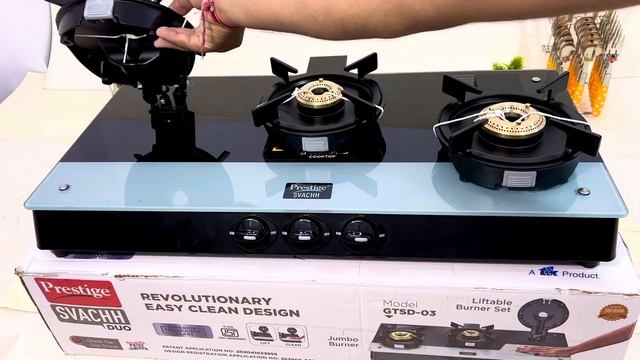 ✨NEW MODEL | Prestige Svachh Duo GAS Stove 🌻Liftable Burner 🌻Toughened Glass Top | Best Gas Stove смотреть онлайн
