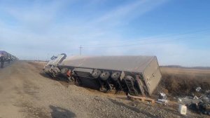 Грузовая эвакуация. Поднятие фуры.