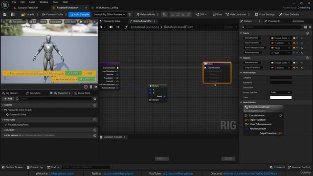 Control Rig для Unreal Engine 5.3.2 - Полное руководство с нуля - часть 2