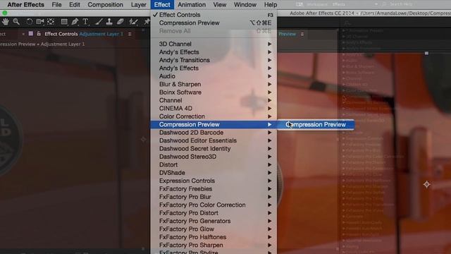 Compression Preview Plugin for After Effects