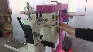 Швейная головка GK35-6А: демонстрация работы