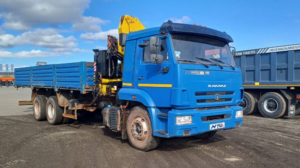 Продается КМУ КАМАЗ 65117 6х4  HYVA HB150 E2 бу