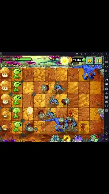 Растение против Зомби 2/PvZ2 Adventure Jurassic Marsh Day 14/Юрское Болото День 14 #pvz смотреть онлайн
