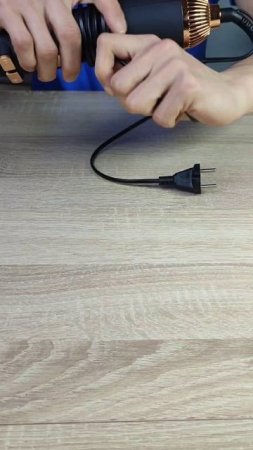 Как компактно сложить шнур от плойки/ фена
