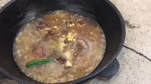 Готовим плов в Сиджаке. Зирвак - основа плова.
