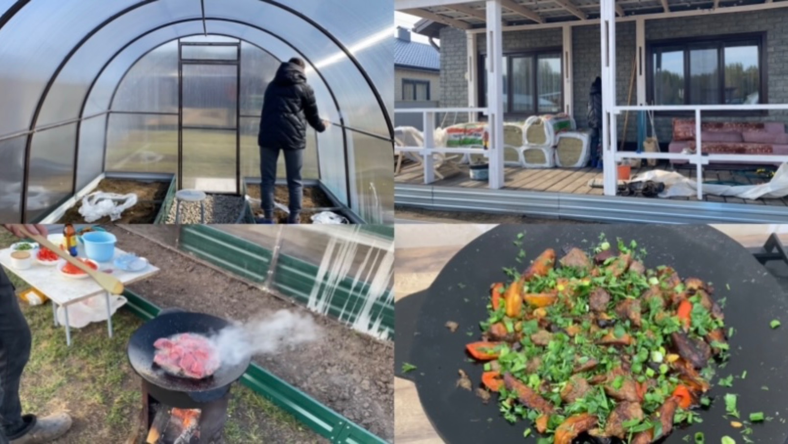 УБОРКА НА УЧАСТКЕ// СНЯЛА ПЛЁНКУ С ТЕПЛИЦЫ// ПОРЯДОК НА ТЕРРАСЕ// ГОТОВИМ В САДЖЕ🔥 смотреть онлайн