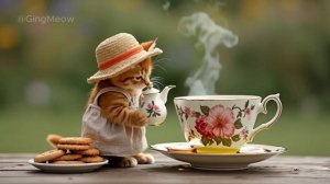 Tiny Baby Cat’s Cozy Picnic Adventure _ #cutecat #cute #cat #picnic