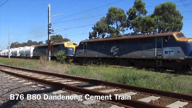 Double B Class on QUBE’S Dandenong Cement train Through Dandenong South - 17/2/2020 смотреть онлайн