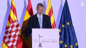 King Felipe's Heartfelt Speech and Love for Princess Leonor | 2024 Princess of Girona Awards