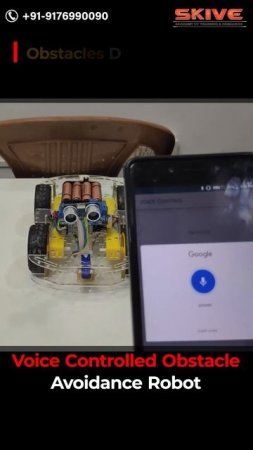 Voice Controlled Obstacle Avoidance Robot