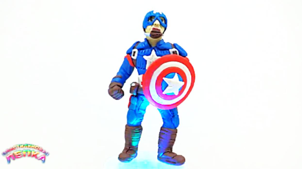 КАПИТАН АМЕРИКА из Пластилина смотреть онлайн