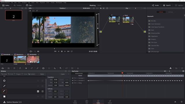 Tutorial: Mask Wipe | Davinci Resolve смотреть онлайн