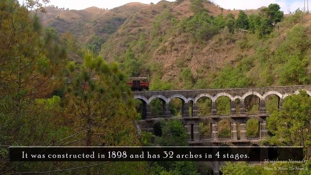 Highest Arch Gallery Bridge Over Indian Railways | Kalka-Shimla Railways |