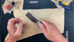 KT1030A5 Kansept Knives XL Korvid Linerlock Sand