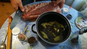 ГРУДИНКА ГОРЯЧЕГО КОПЧЕНИЯ. РЕЦЕПТ!