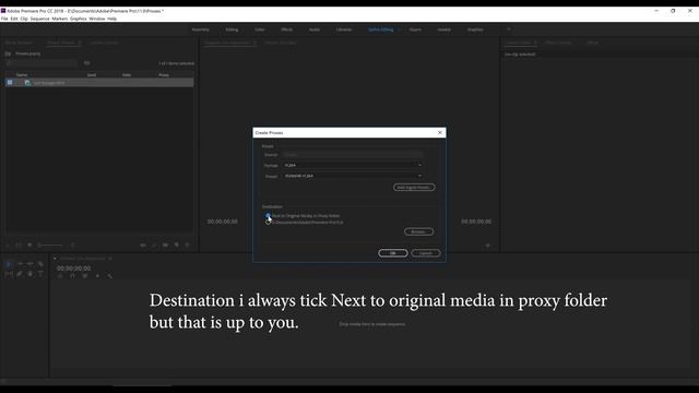 How to : Create proxies in Adobe premiere pro cc смотреть онлайн